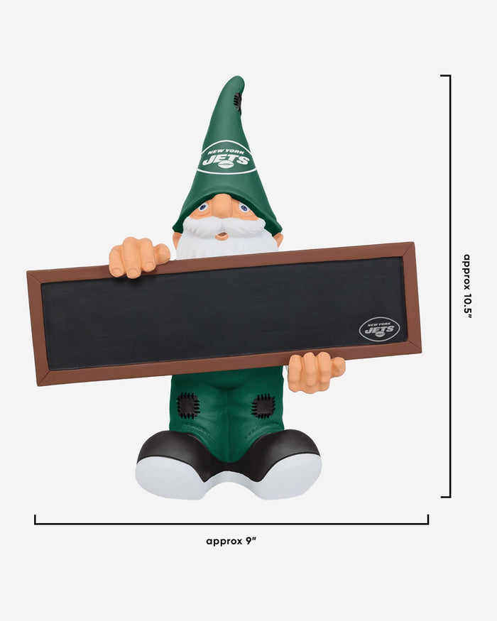 New York Jets Chalkboard Sign Gnome FOCO - FOCO.com