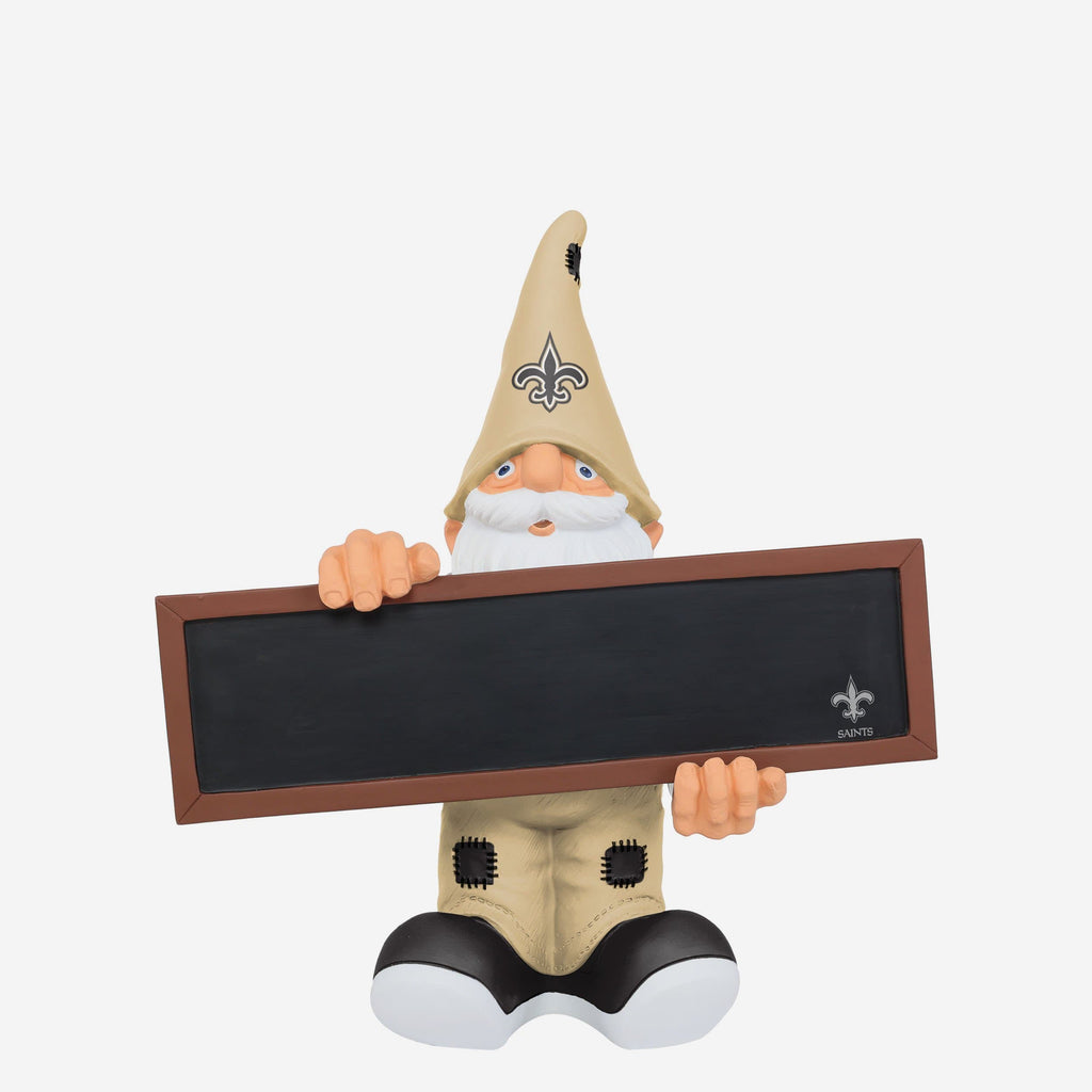 New Orleans Saints Chalkboard Sign Gnome FOCO - FOCO.com