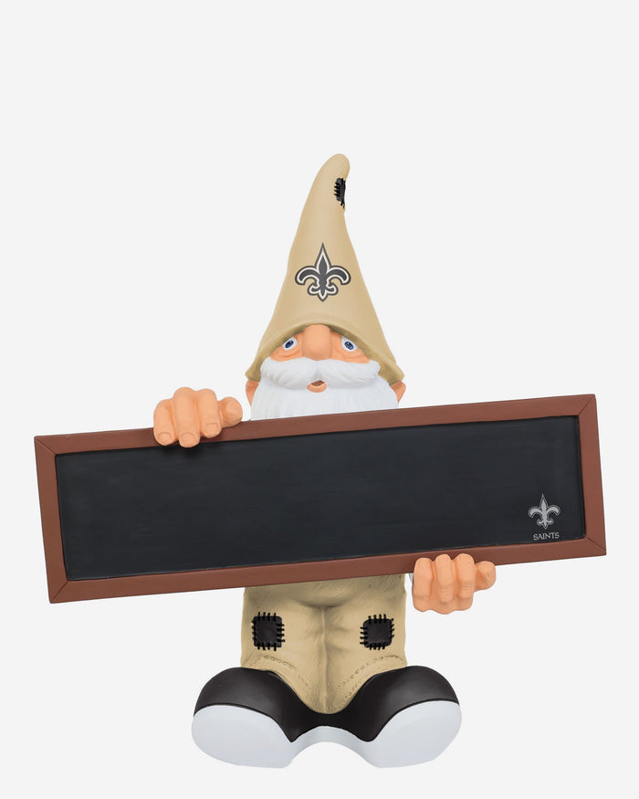 New Orleans Saints Chalkboard Sign Gnome FOCO - FOCO.com