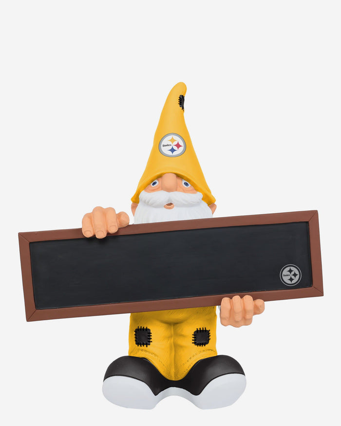 Pittsburgh Steelers Chalkboard Sign Gnome FOCO - FOCO.com