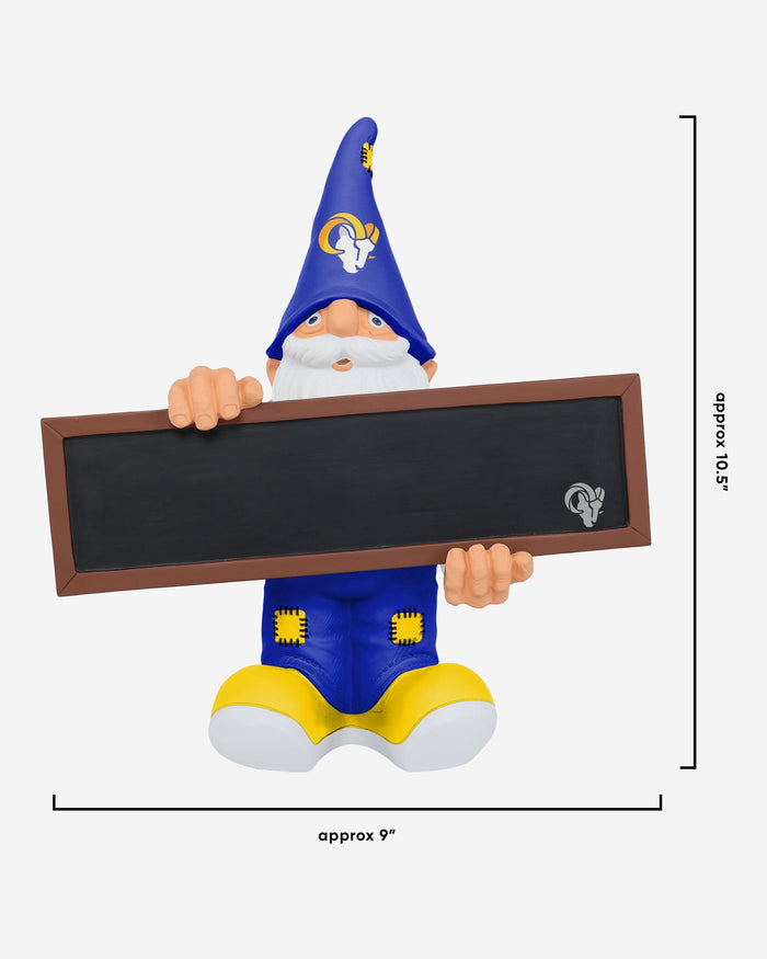 Los Angeles Rams Chalkboard Sign Gnome FOCO - FOCO.com