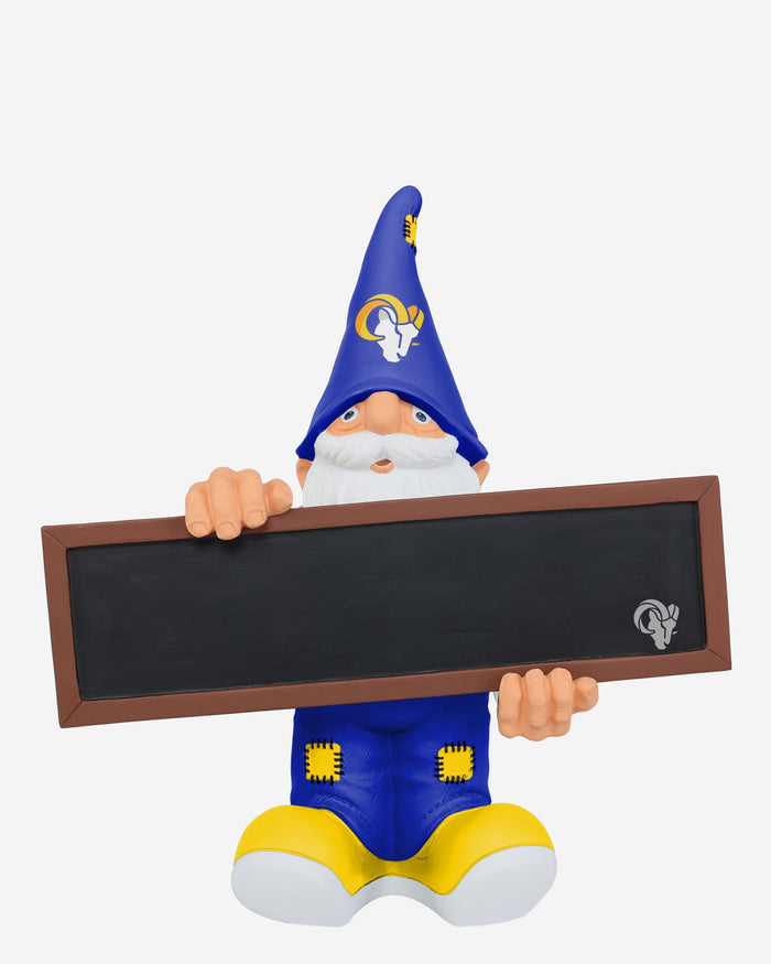 Los Angeles Rams Chalkboard Sign Gnome FOCO - FOCO.com