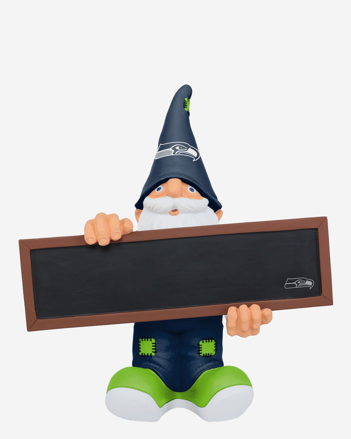 Seattle Seahawks Chalkboard Sign Gnome FOCO - FOCO.com