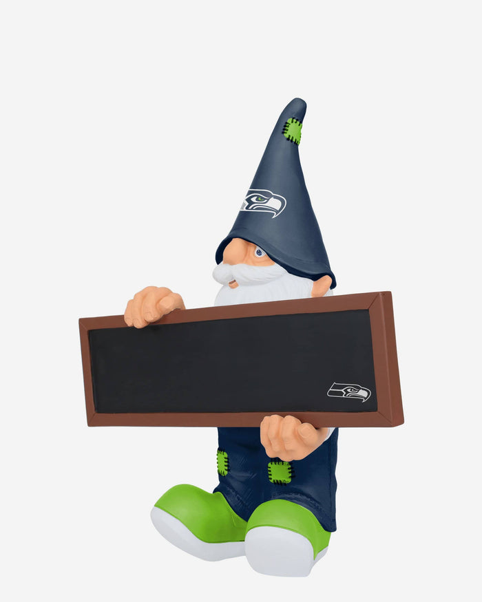 Seattle Seahawks Chalkboard Sign Gnome FOCO - FOCO.com