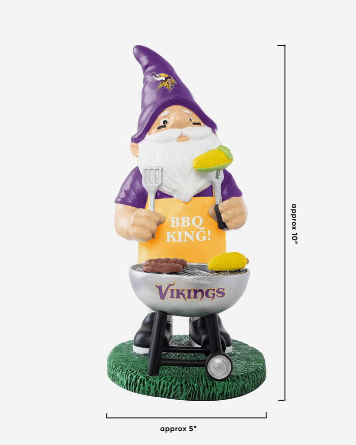 Minnesota Vikings Grill Gnome FOCO - FOCO.com