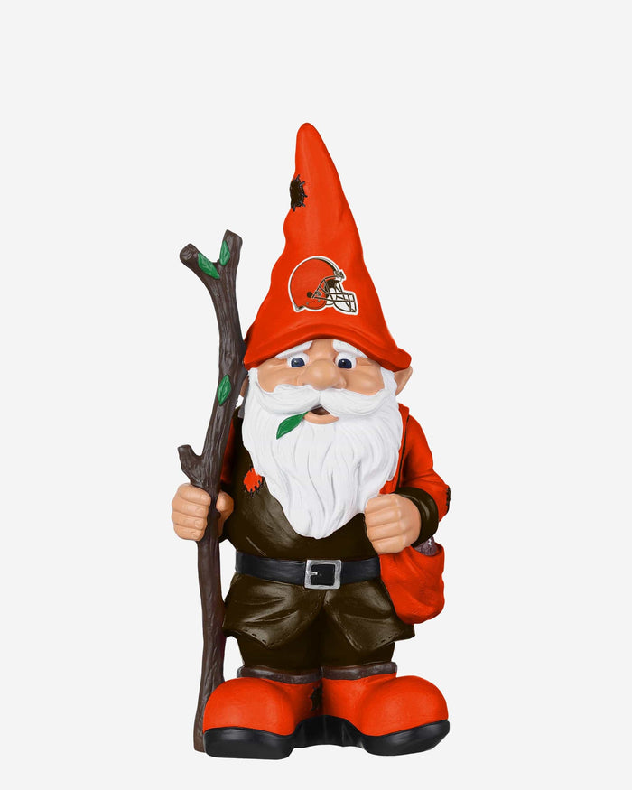 Cleveland Browns Holding Stick Gnome FOCO - FOCO.com