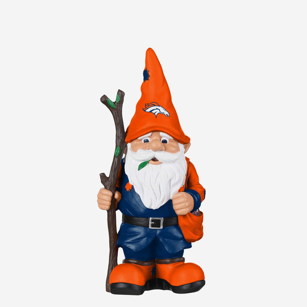 Denver Broncos Holding Stick Gnome FOCO - FOCO.com