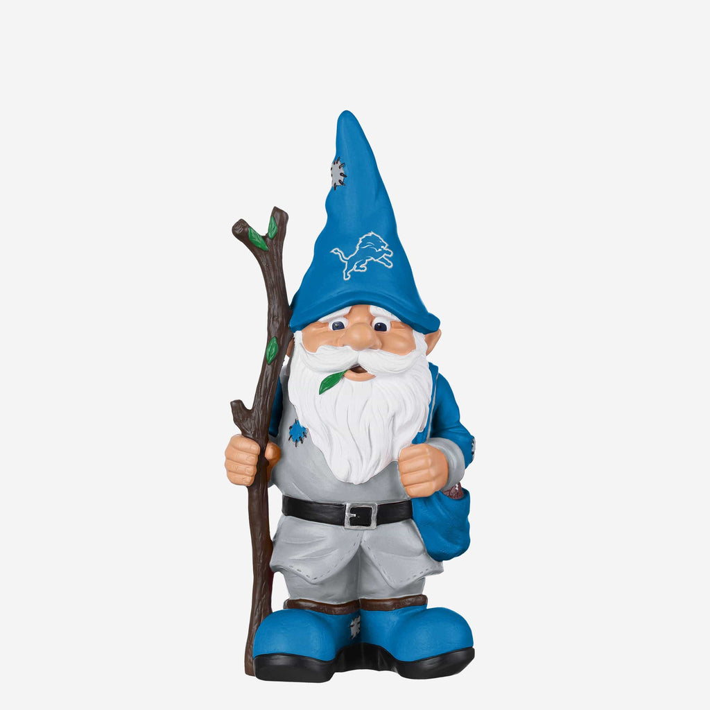 Detroit Lions Holding Stick Gnome FOCO - FOCO.com