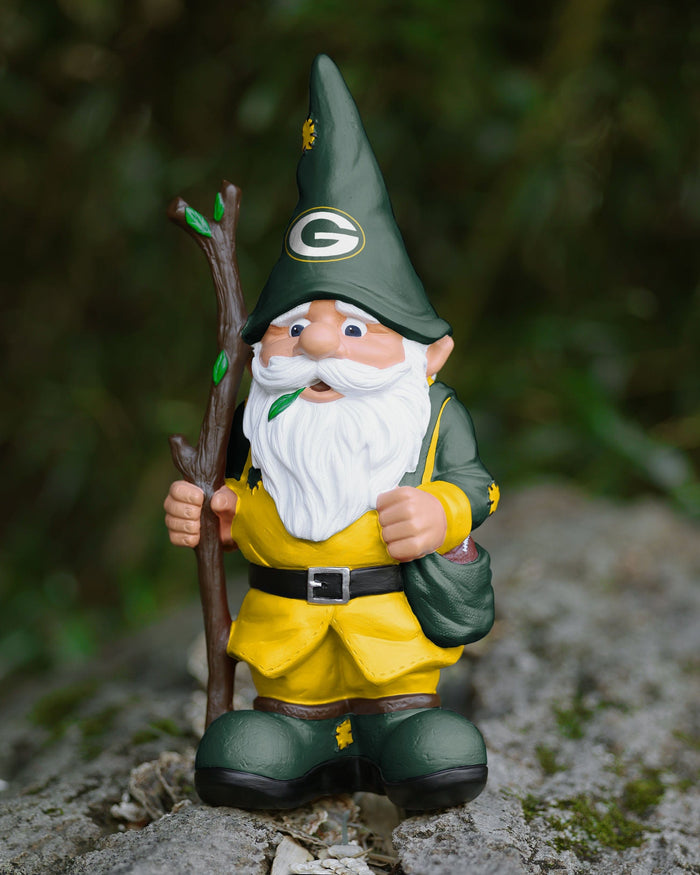 Green Bay Packers Holding Stick Gnome FOCO - FOCO.com