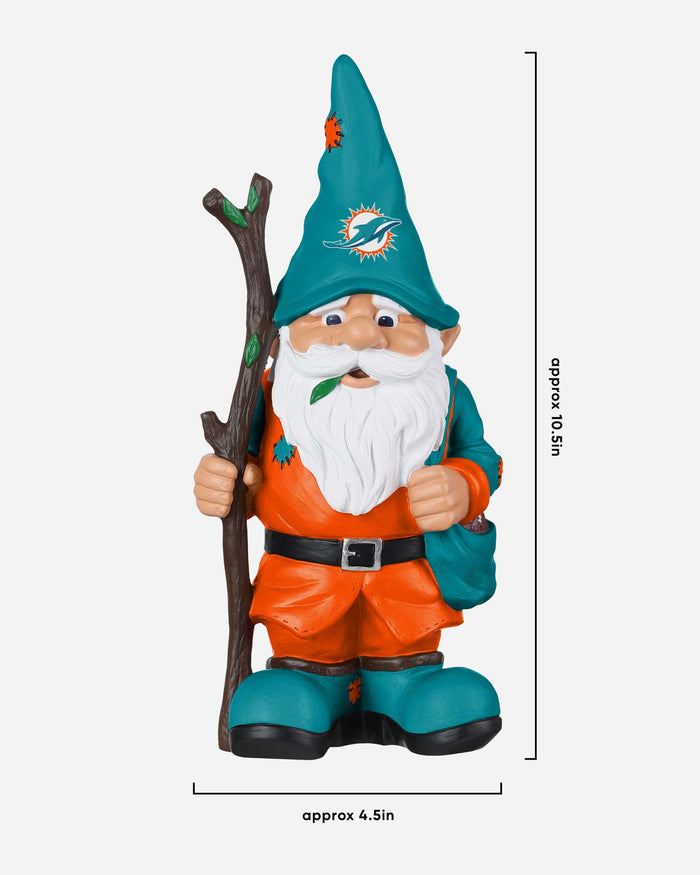 Miami Dolphins Holding Stick Gnome FOCO - FOCO.com