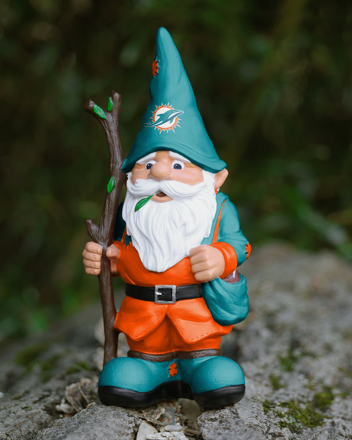 Miami Dolphins Holding Stick Gnome FOCO - FOCO.com