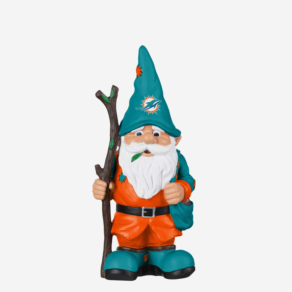 Miami Dolphins Holding Stick Gnome FOCO - FOCO.com