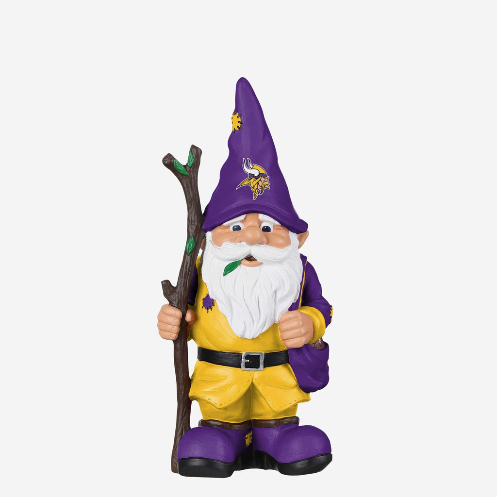 Minnesota Vikings Holding Stick Gnome FOCO - FOCO.com