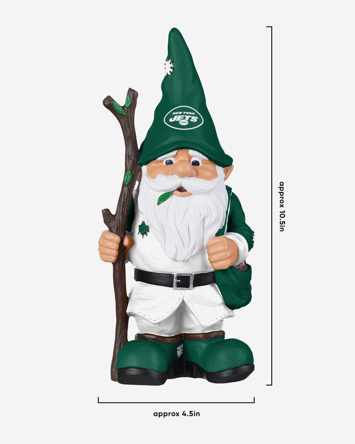 New York Jets Holding Stick Gnome FOCO - FOCO.com