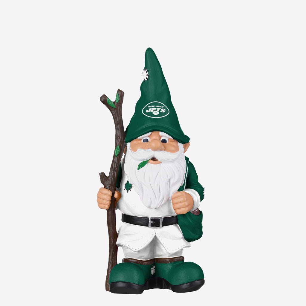 New York Jets Holding Stick Gnome FOCO - FOCO.com