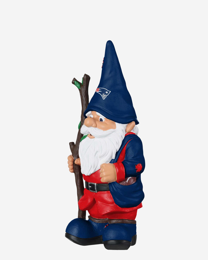 New England Patriots Holding Stick Gnome FOCO - FOCO.com