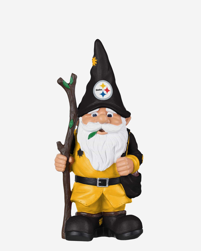 Pittsburgh Steelers Holding Stick Gnome FOCO - FOCO.com