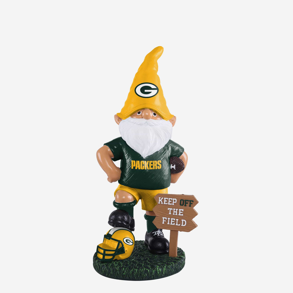 Green Bay Packers Keep Off The Field Gnome FOCO - FOCO.com