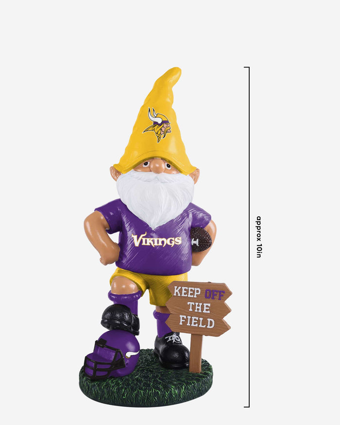 Minnesota Vikings Keep Off The Field Gnome FOCO - FOCO.com