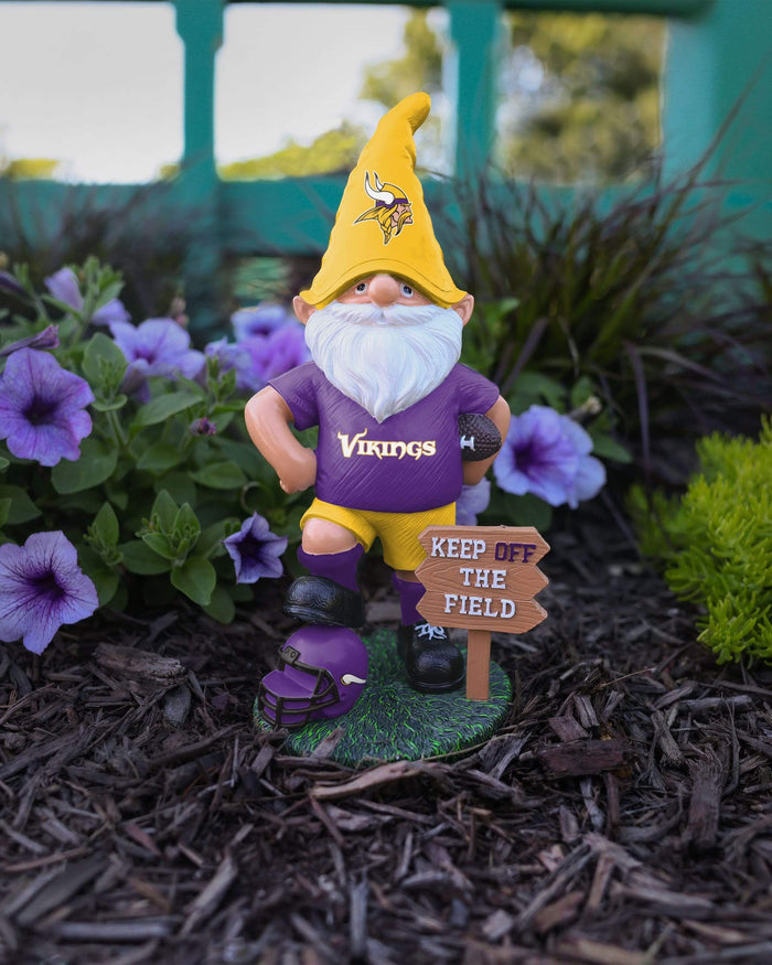 Minnesota Vikings Keep Off The Field Gnome FOCO - FOCO.com