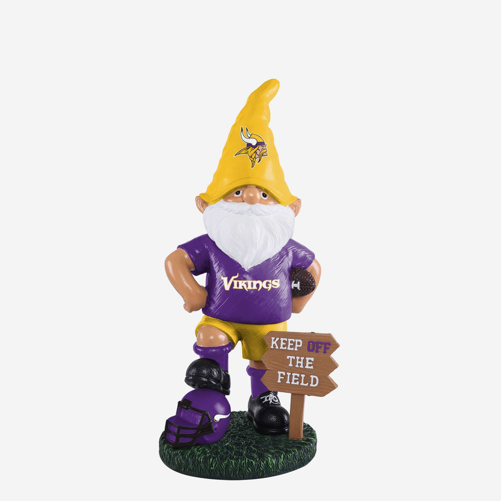 Minnesota Vikings Keep Off The Field Gnome FOCO - FOCO.com