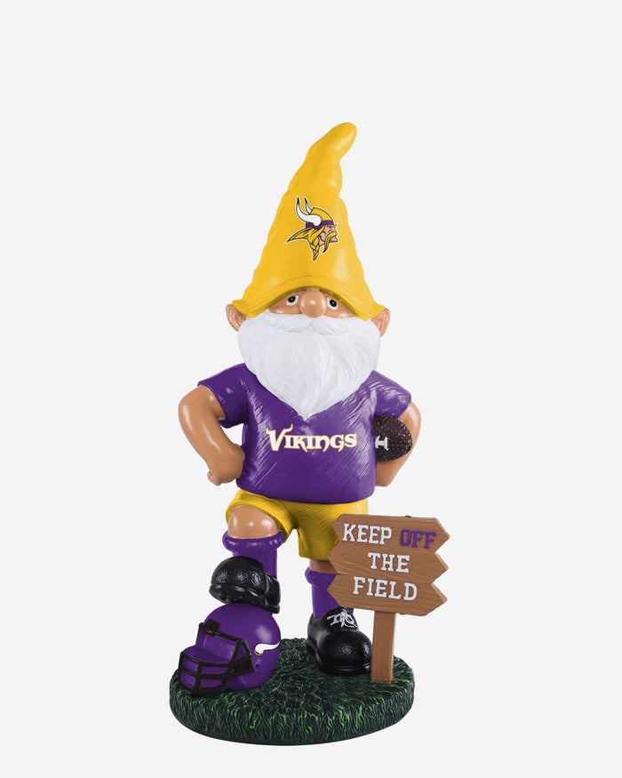 Minnesota Vikings Keep Off The Field Gnome FOCO - FOCO.com