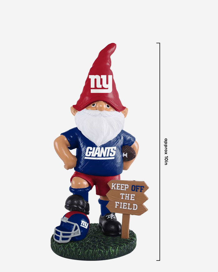 New York Giants Keep Off The Field Gnome FOCO - FOCO.com