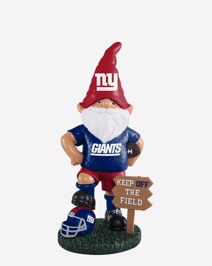 New York Giants Keep Off The Field Gnome FOCO - FOCO.com