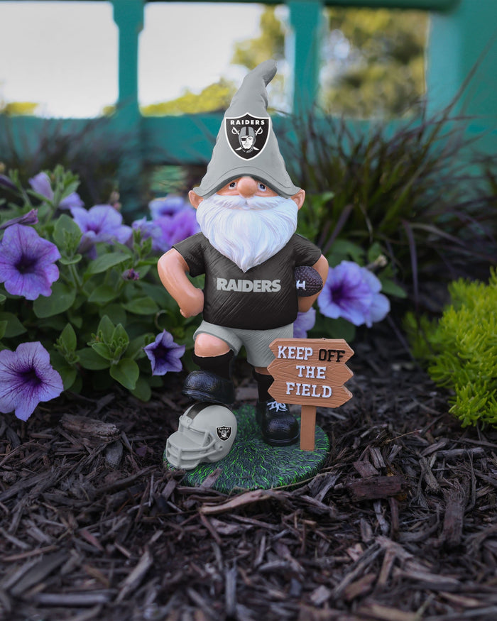 Las Vegas Raiders Keep Off The Field Gnome FOCO - FOCO.com