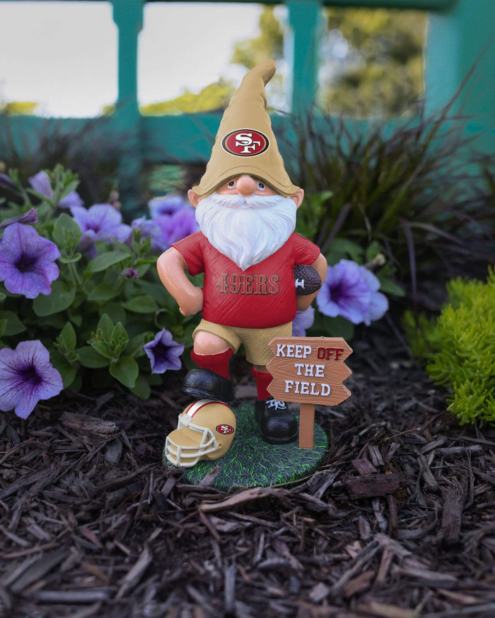 San Francisco 49ers Keep Off The Field Gnome FOCO - FOCO.com