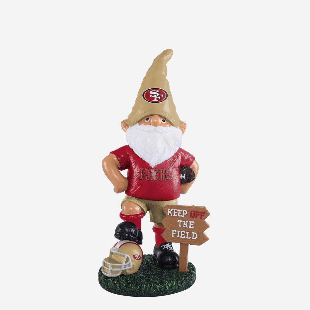 San Francisco 49ers Keep Off The Field Gnome FOCO - FOCO.com