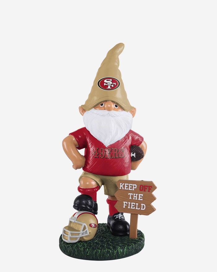 San Francisco 49ers Keep Off The Field Gnome FOCO - FOCO.com