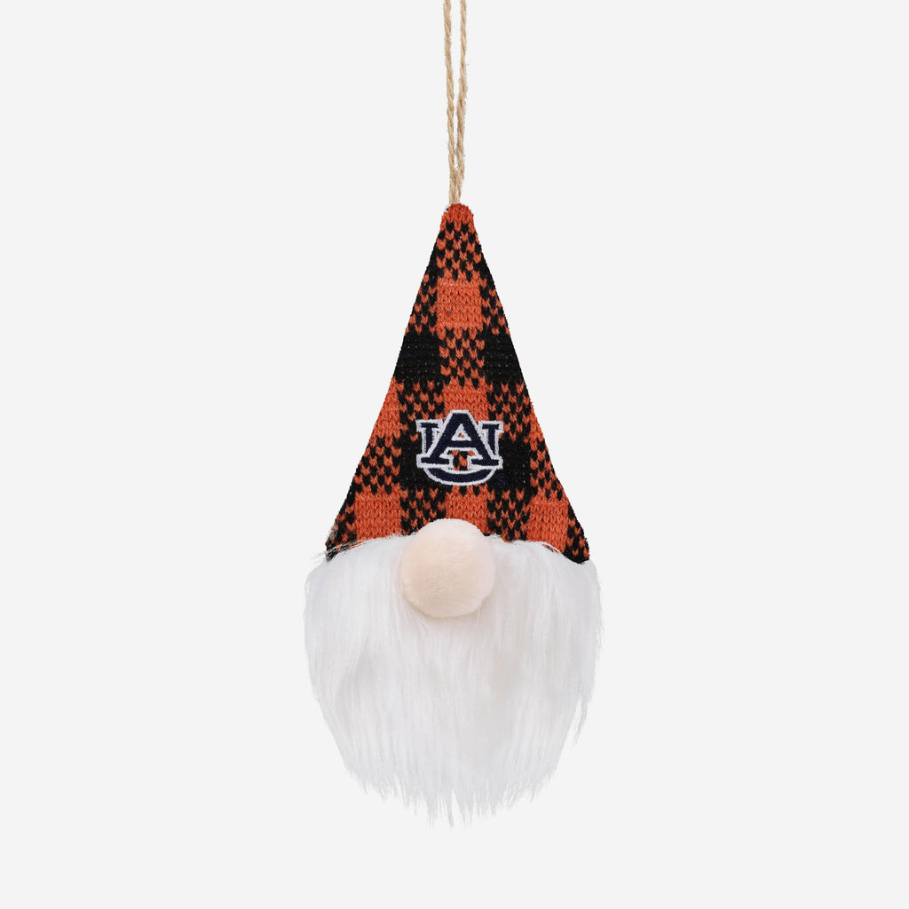 Auburn Tigers Plaid Hat Plush Gnome Ornament FOCO - FOCO.com