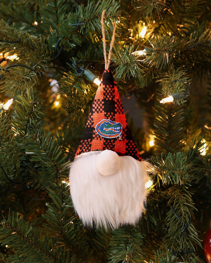 Florida Gators Plaid Hat Plush Gnome Ornament FOCO - FOCO.com