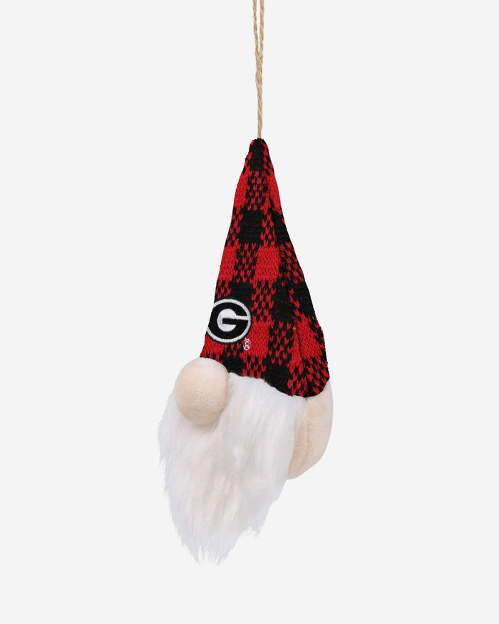 Georgia Bulldogs Plaid Hat Plush Gnome Ornament FOCO - FOCO.com