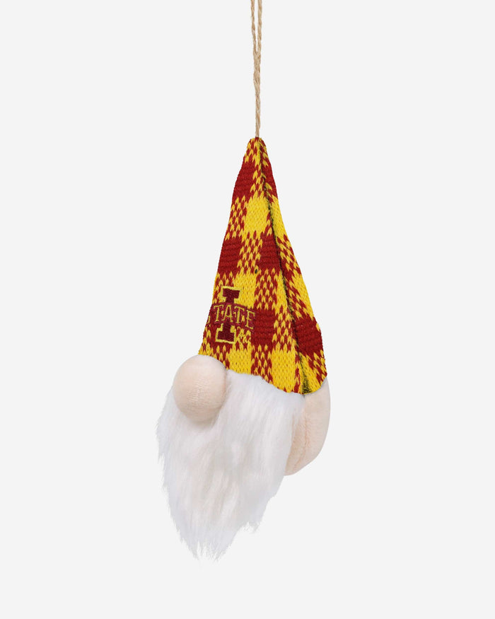 Iowa State Cyclones Plaid Hat Plush Gnome Ornament FOCO - FOCO.com