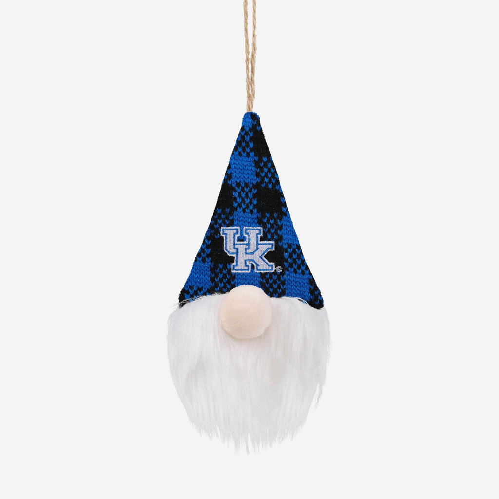 Kentucky Wildcats Plaid Hat Plush Gnome Ornament FOCO - FOCO.com