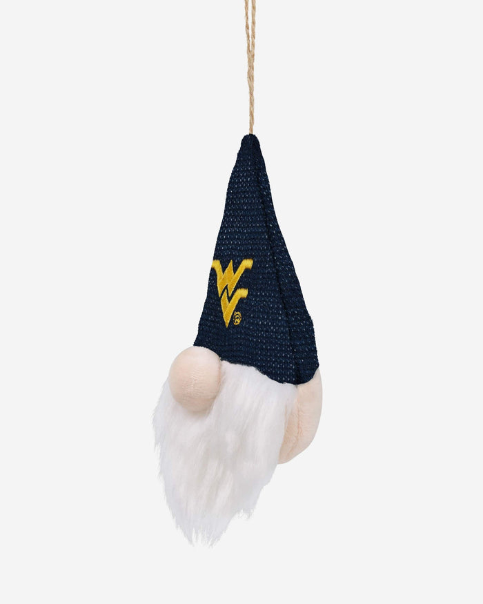 West Virginia Mountaineers Plaid Hat Plush Gnome Ornament FOCO - FOCO.com