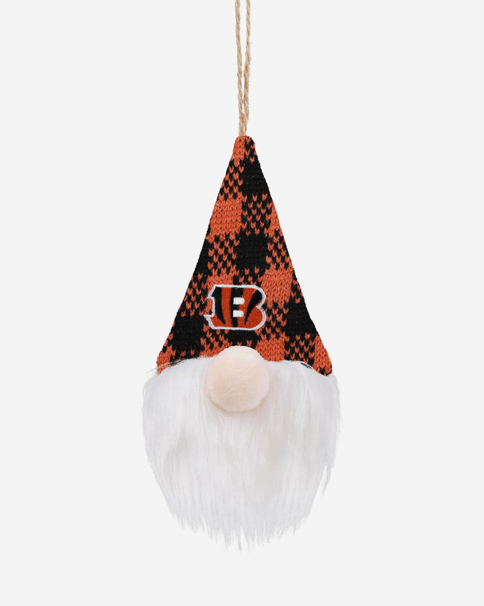 Cincinnati Bengals Plaid Hat Plush Gnome Ornament FOCO - FOCO.com