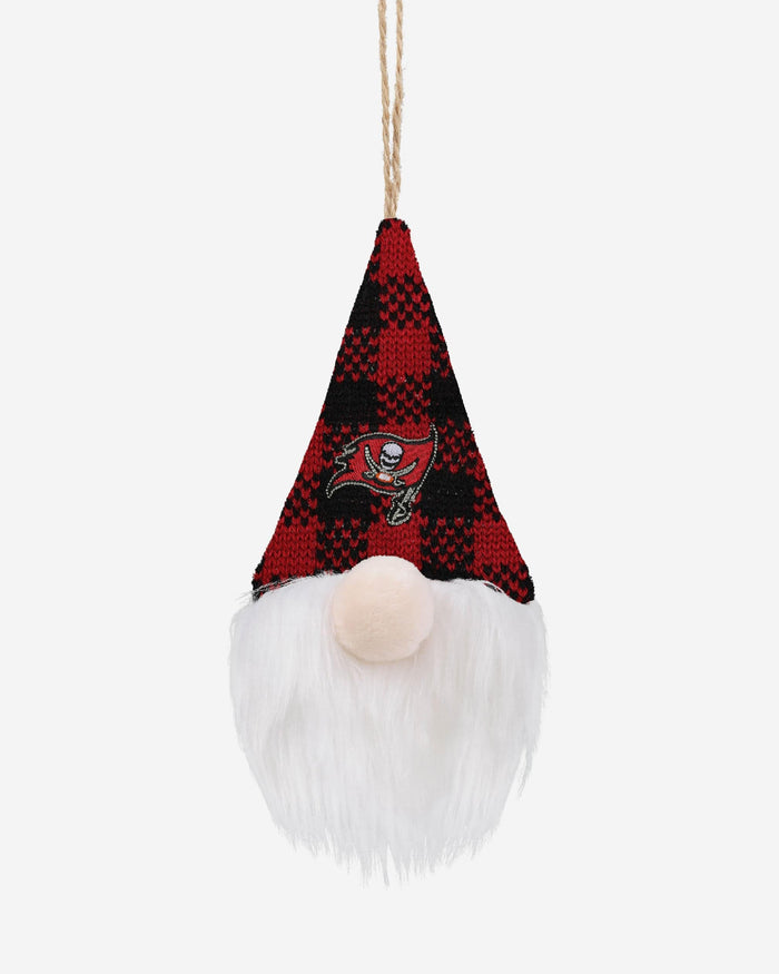 Tampa Bay Buccaneers Plaid Hat Plush Gnome Ornament FOCO - FOCO.com