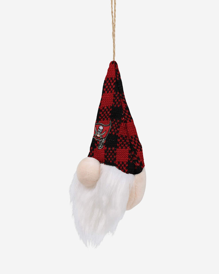 Tampa Bay Buccaneers Plaid Hat Plush Gnome Ornament FOCO - FOCO.com