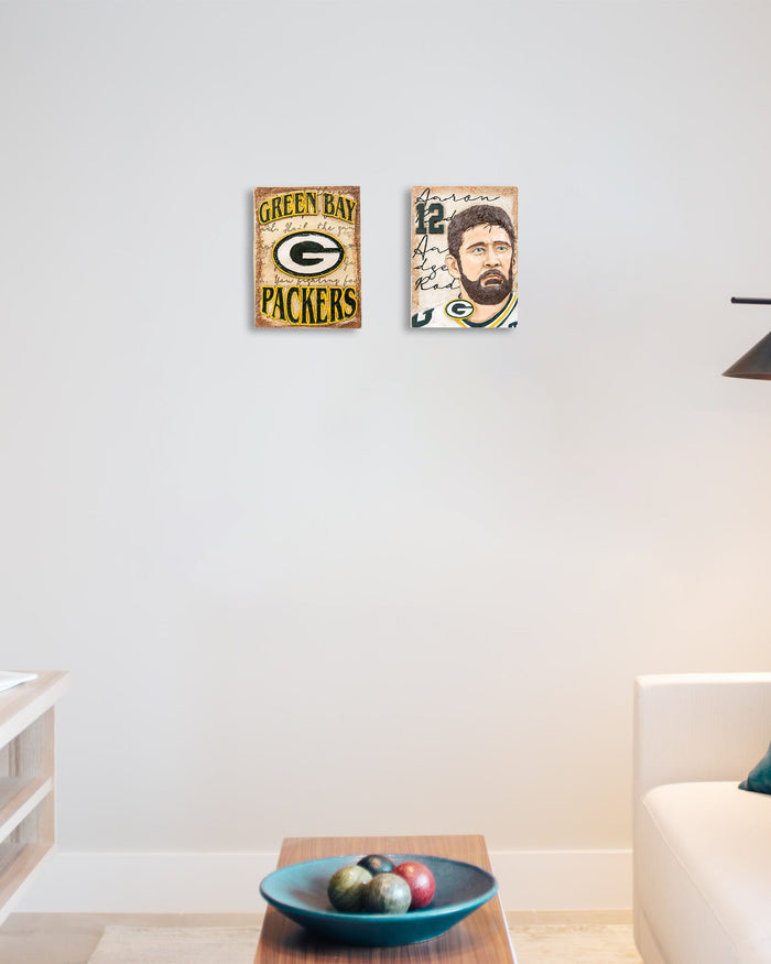Green Bay Packers Team Logo Wall Plaque FOCO - FOCO.com