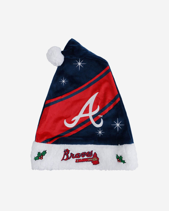 Atlanta Braves High End Santa Hat FOCO - FOCO.com