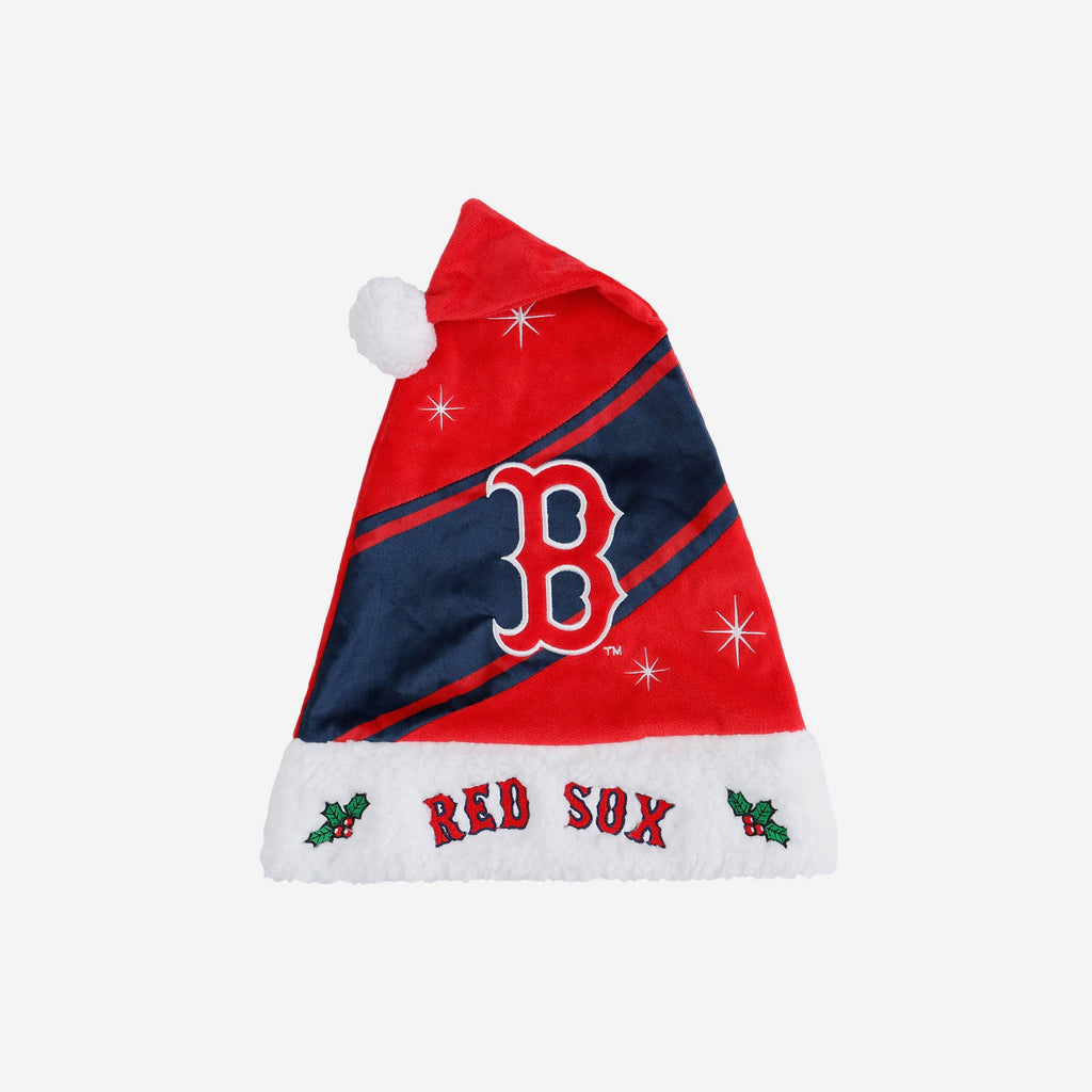 Boston Red Sox High End Santa Hat FOCO - FOCO.com