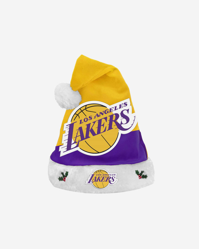 Los Angeles Lakers Season Spirit Basic Santa Hat FOCO - FOCO.com