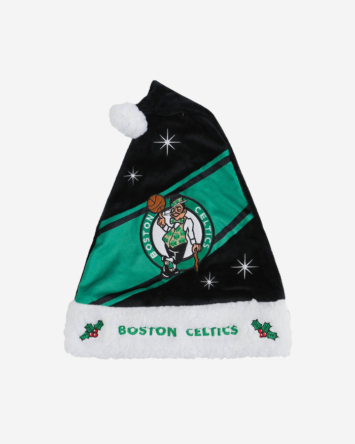 Boston Celtics High End Santa Hat FOCO - FOCO.com