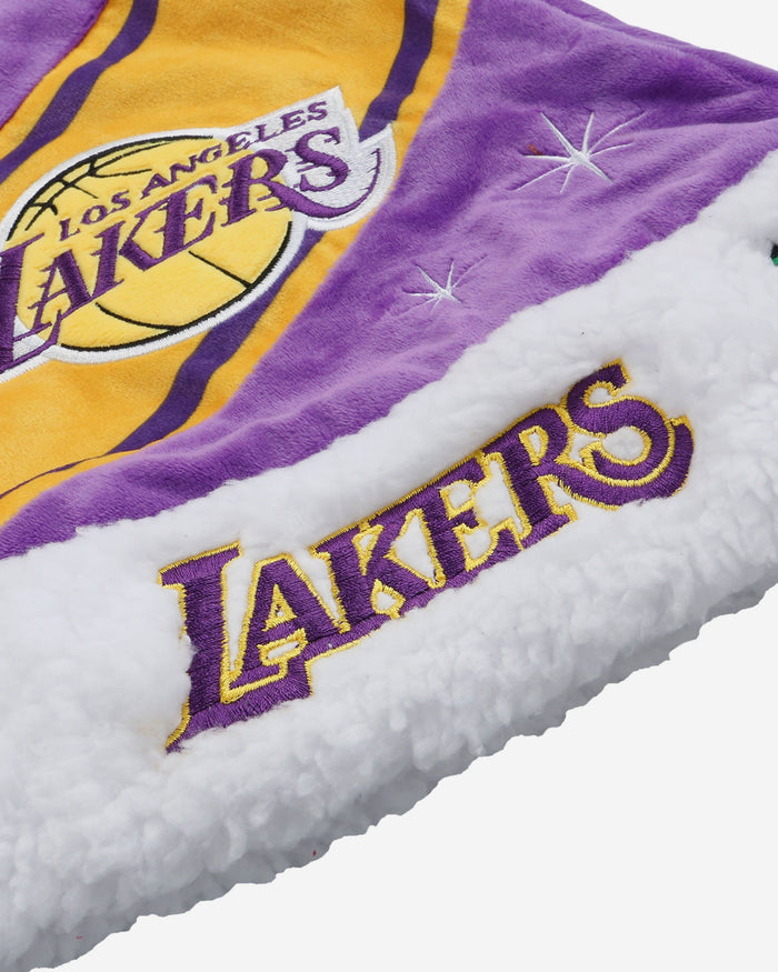 Los Angeles Lakers High End Santa Hat FOCO - FOCO.com