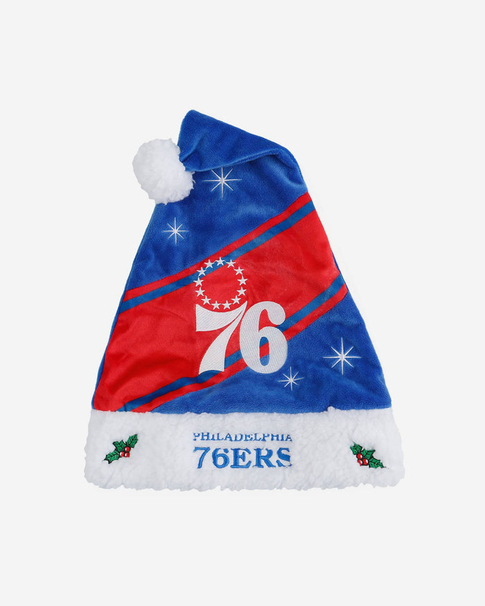 Philadelphia 76ers High End Santa Hat FOCO - FOCO.com