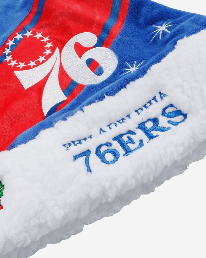 Philadelphia 76ers High End Santa Hat FOCO - FOCO.com