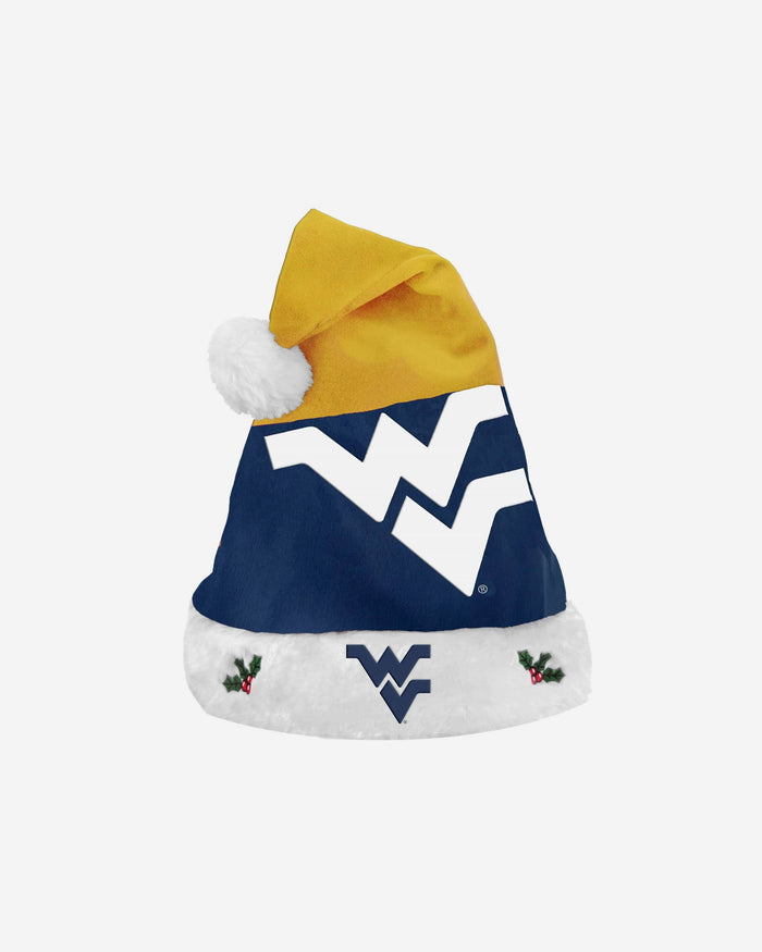 West Virginia Mountaineers Season Spirit Basic Santa Hat FOCO - FOCO.com